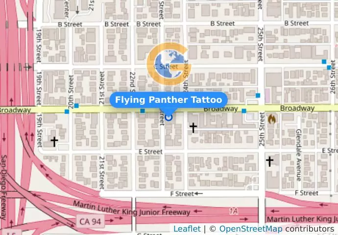Flying Panther Tattoo